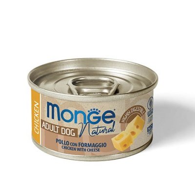 MONGE NATURAL Krmivo pre psov , syr 95g/24 bal