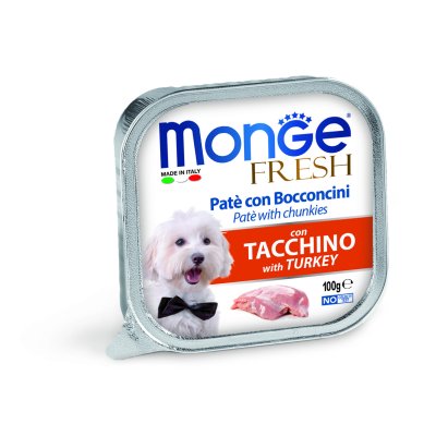 MONGE FRESH Dog vanička moriak 100g/32ks