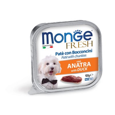 MONGE FRESH Dog vanička kačica 100g/32ks
