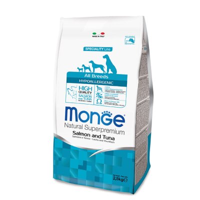 MONGE DOG Hypoallergenic Ryba, ryža 15kg 24/12 - chovateľské balenie - hypo.jpg