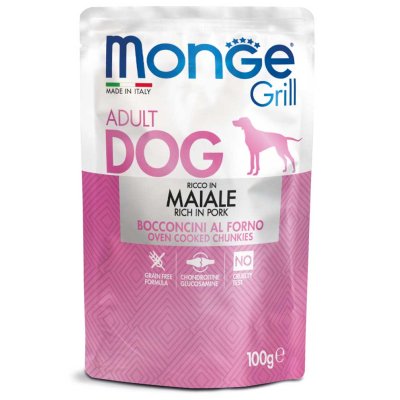 MONGE GRILL Dog Kapsička bravčové 100g/24bal