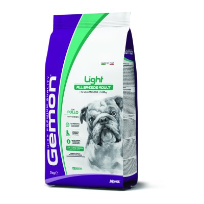 GEMON Dog Adult Light kurča 22/11 3 kg