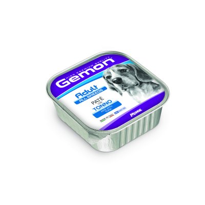 GEMON Dog Adult paštéta s kúskami tuniak 150g/24bal
