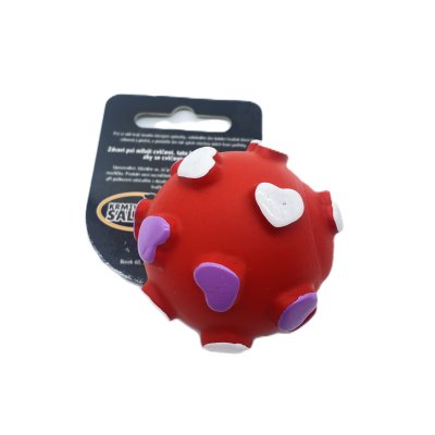 Loptička so srdiečkami - VINYL 6.5cm - 6050.jpg
