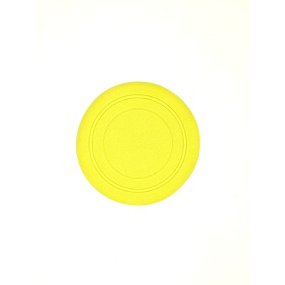 Frisbee žltý - TPR 18x18x18cm