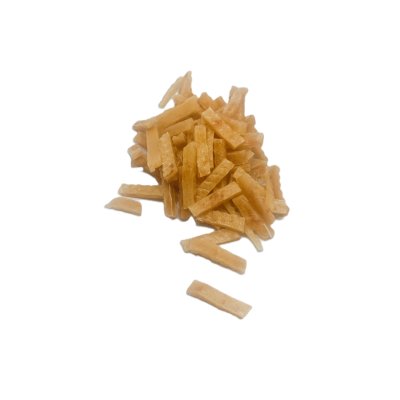 Prúžky kuracie s kúskami lososa - mini 100g