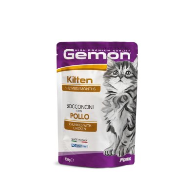 GEMON Cat  Kitten kapsička kuracie 100g/24bal