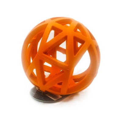 Dierovaná lopta oranžová 12,5cm (72/1)