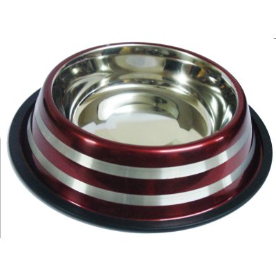 Miska nerez LINE červená 0,125l/12cm(144)