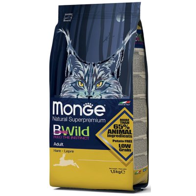 MONGE BWILD Cat Adult Zajac 35/18 1,5kg
