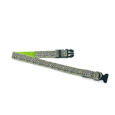 Obojok nylon LED SVETELNÝ ZDROJ - ZELENÝ veľkosť XL