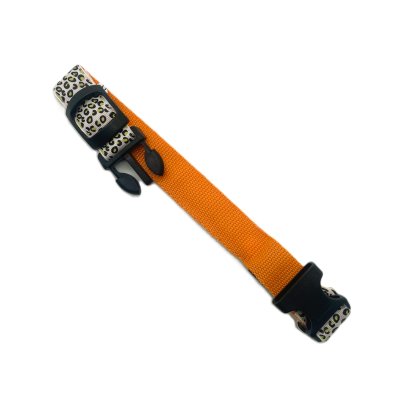 Obojok nylon LED SVETELNÝ ZDROJ - ORANŽOVÝ veľkosť M - 67oo.jpg