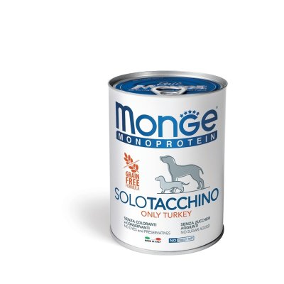 Monge Dog SOLO GRAIN FREE Morka monoproteín 400g/24bal