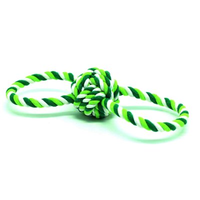 Preťahovadlo OBOJSTRANNÉ MALÉ s prepletanou loptičkou 27cm (50/1)