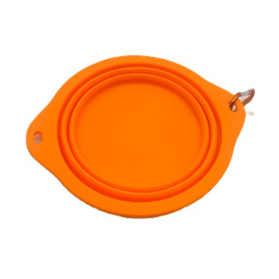 Silikónová cestovná miska oranžová 850ml (100/1) - 6215oo.jpg