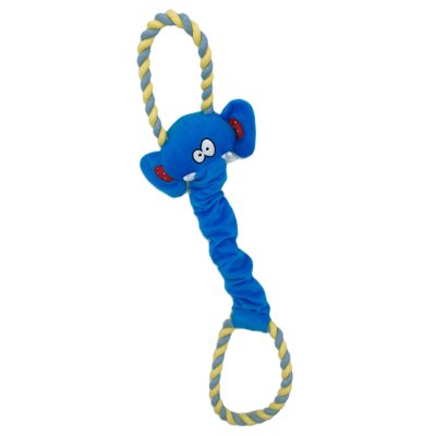 Slon s kruhmi - preťahovadlo 45cm (84/1)