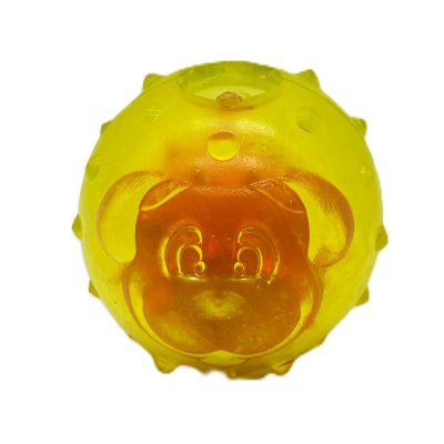 Balónik dvojitý žltý 6,5cm (50/1)