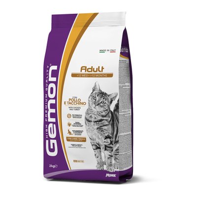 GEMON Cat Adult Kurča/morka 32/13 2kg