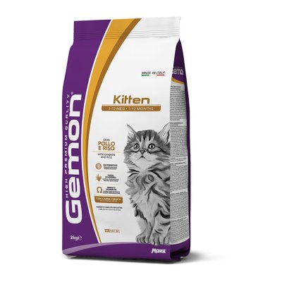 GEMON Cat Kitten kura/ryža 34/15 2kg