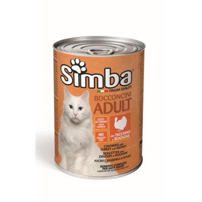 SIMBA Cat morka /obličky kúsky 415g/24bal