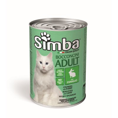 SIMBA Cat Králik kúsky 415g/24bal