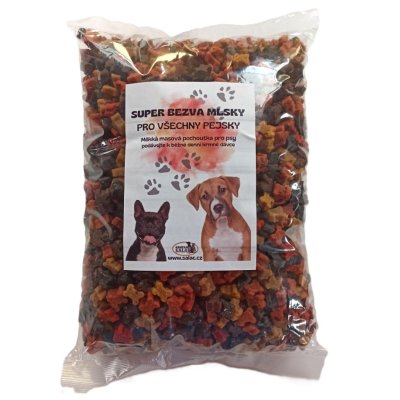 Kocky MINI MIX 6 druhov 2,5kg sáčok - polomäkká maškrta