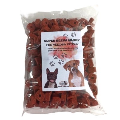 Krúžky hovädzie 10kg - polomäkká maškrta (KARTON 5x2kg)