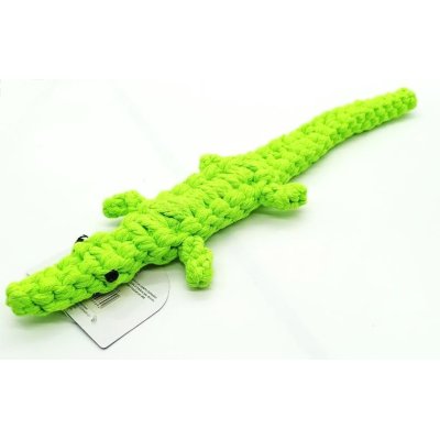 Krokodíl zelený - prepletaný 50cm (40/1)