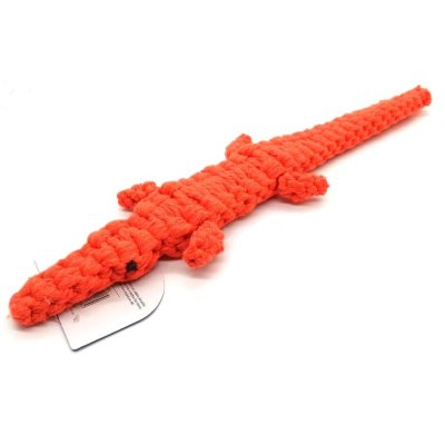 Krokodíl oranžový - prepletaný 50cm (40/1)