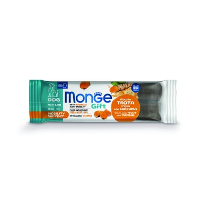 MONGE GIFT Dog  Mobility tyčinky s čerstvým pstruhom a kurkumou 40g/25