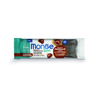 MONGE GIFT Dog  Sensitive tyčinky s čerstvým jehňou a kaštany 40g/25