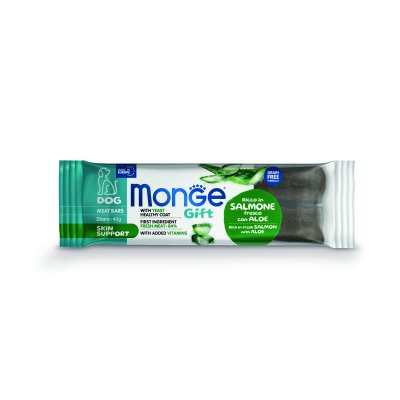 MONGE GIFT Dog Skin tyčinky s čerstvým lososom a aloe 40g/25