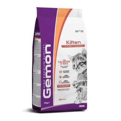 Gemon Cat Kitten Losos/Ryža 35/15 2 kg