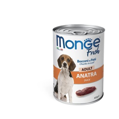 Monge Fresh Dog Kačka so zeleninou 400 g/24bal