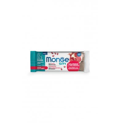 MONGE GIFT Dog Skin  tyčinky s lososem a granátovým jablkem 120g/13