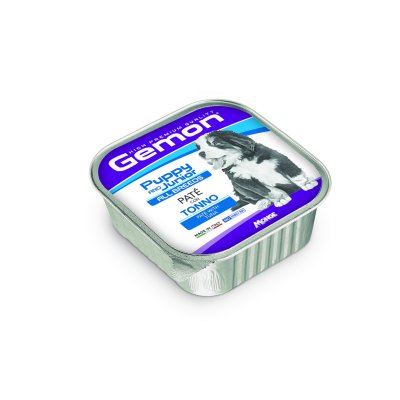 GEMON Dog Puppy&Junior paštéta s kúskami tuniaka 150g/24bal