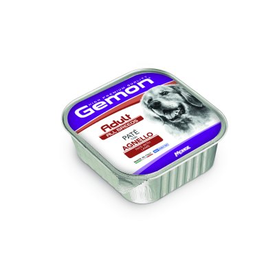GEMON Dog Adult paštéta jahňacia s kúskami 150g/24bal