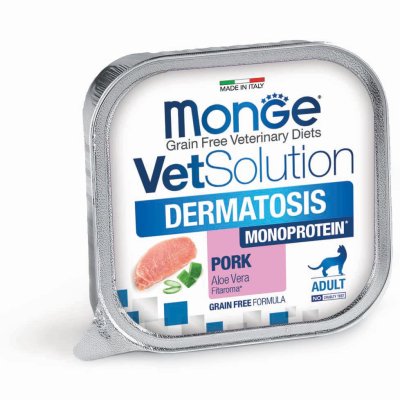 MONGE VET Cat  Dermatosis - kožní problémy 100g/24ks