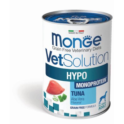 MONGE VET Dog  HYPO monoprotein tuňák 400g/12ks