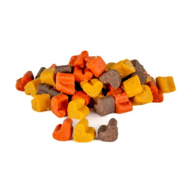 Srdíčka  MINI MIX 3 druhy 500g - poloměkký pamlsek - 1614K1.jpg