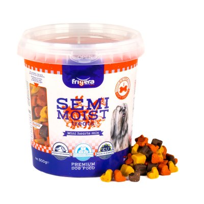 Srdíčka  MINI MIX 3 druhy 500g - poloměkký pamlsek