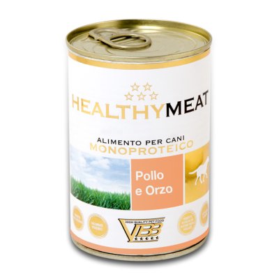 HEALTHY MEAT Dog kura & jačmeň 400g/24kart.
